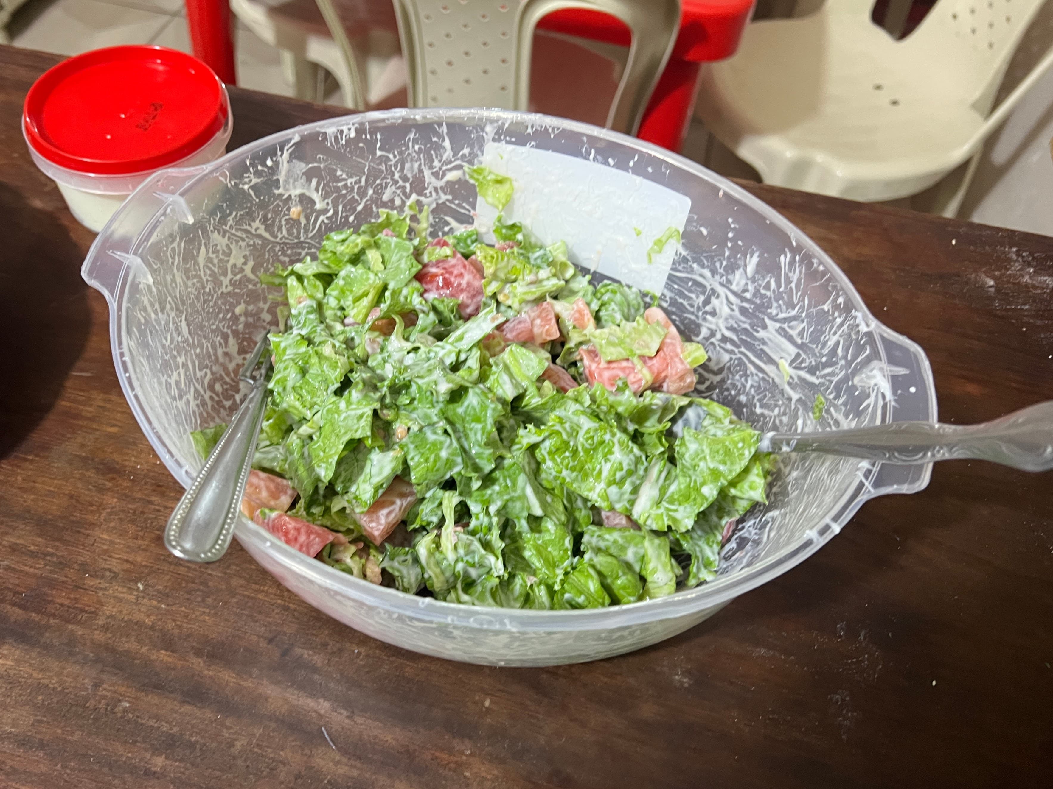 Ensalada con Yogurt